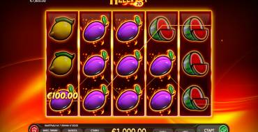 Hell Hot 20: Winnings