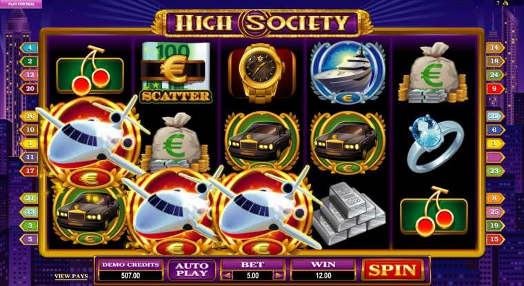 Play High Society slot CA