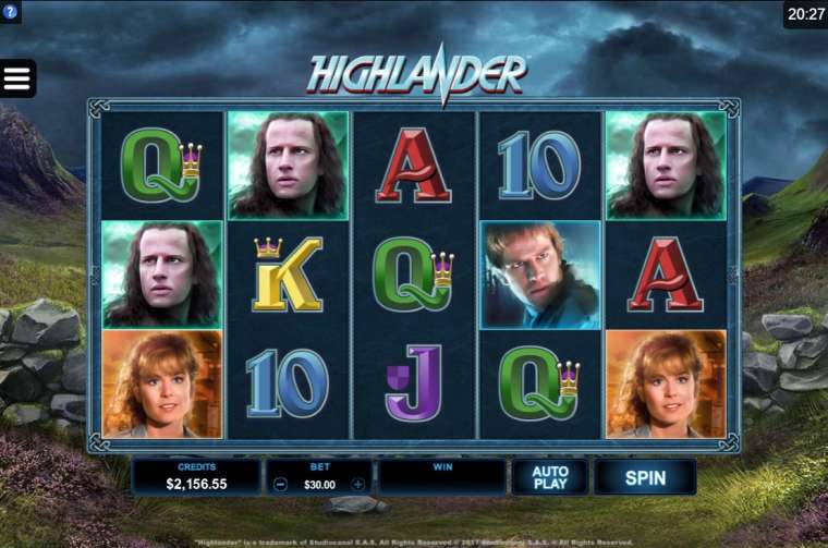 Play Highlander slot CA