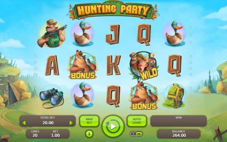 Play Hunting Party slot CA