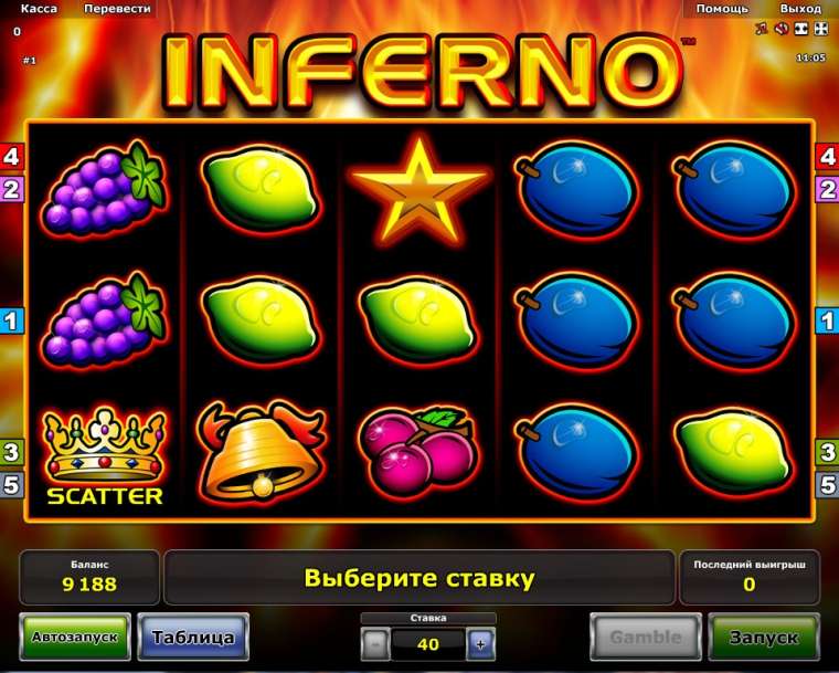 Play Inferno slot CA