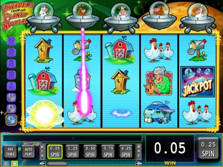 Play Invaders from the Planet Moolah slot CA