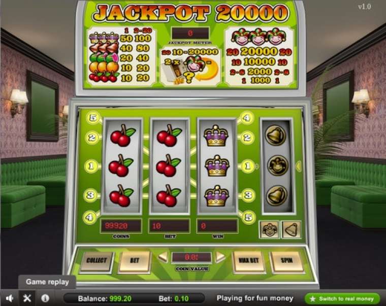 Play Jackpot 20 000 slot CA
