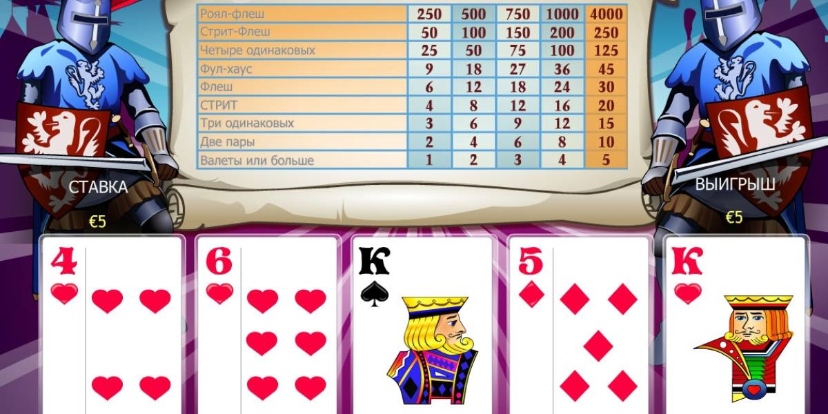 Jacks or Better Poker online