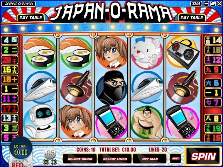 Play Japan-O-Rama slot CA