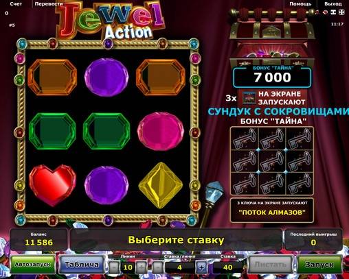 Jewel Action slot