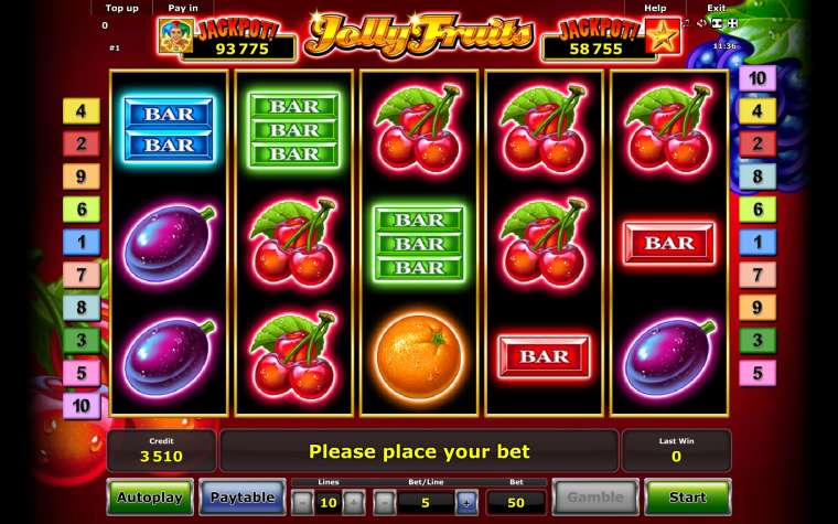 Play Jolly Fruits slot CA
