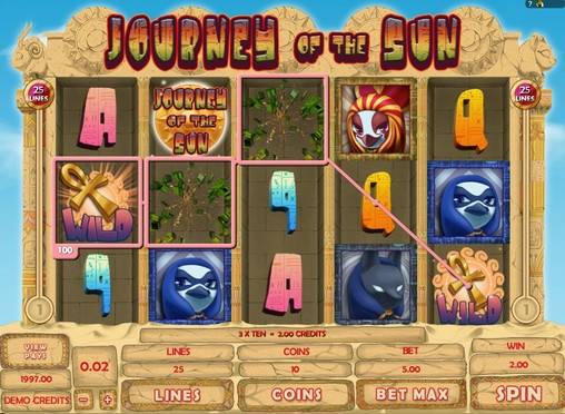 Journey of the Sun slot
