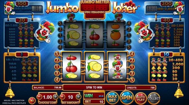 Play Jumbo Joker slot CA
