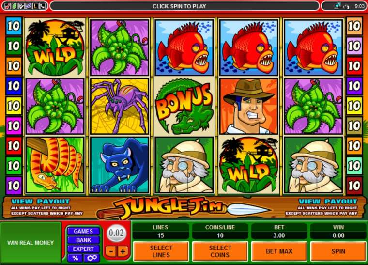 Play Jungle Jim slot CA