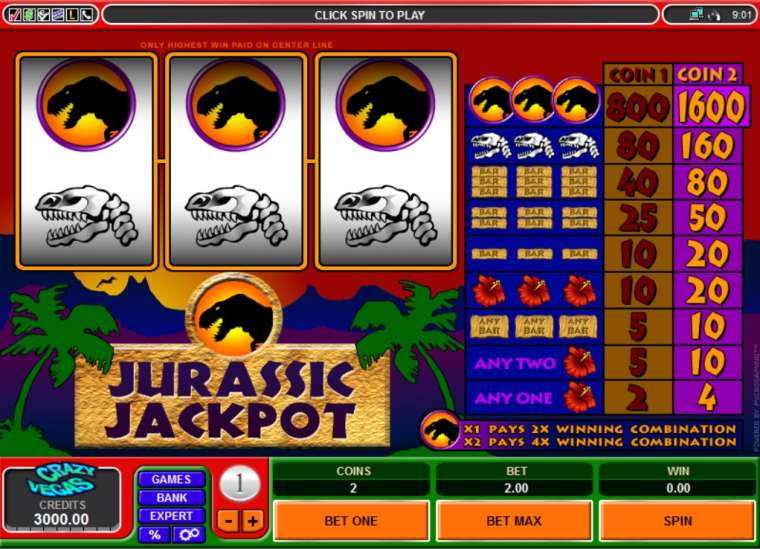 Play Jurassic Jackpot slot CA