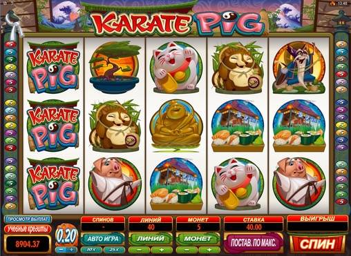 Karate Pig slot