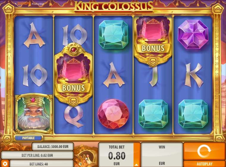 Play King Colossus slot CA