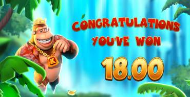 King Kong Cash Prize Lines: Winnings