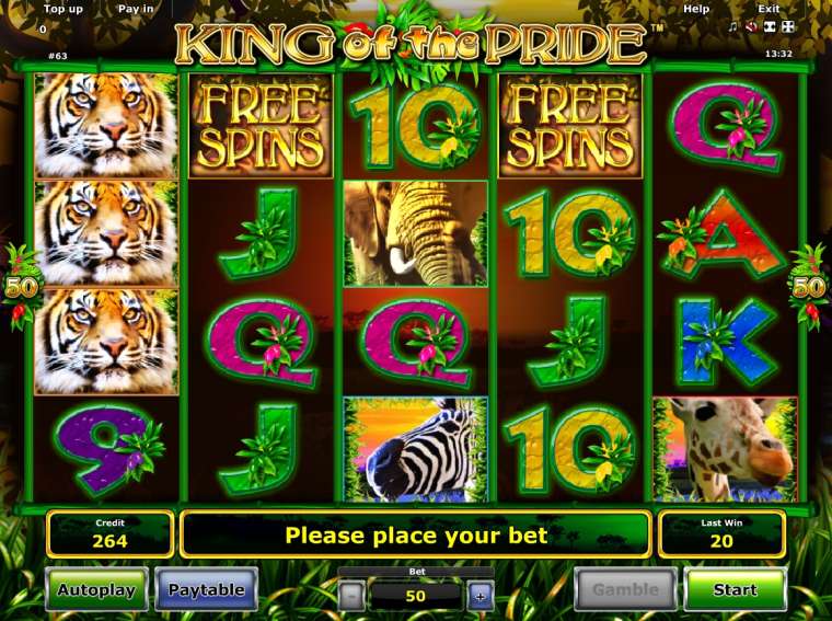 Play King of the Pride slot CA