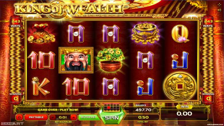 Play King of Wealth slot CA