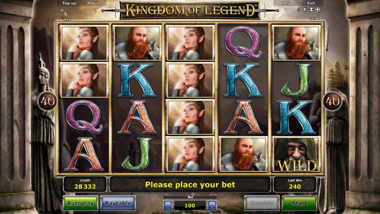 Play Kingdom of Legend slot CA