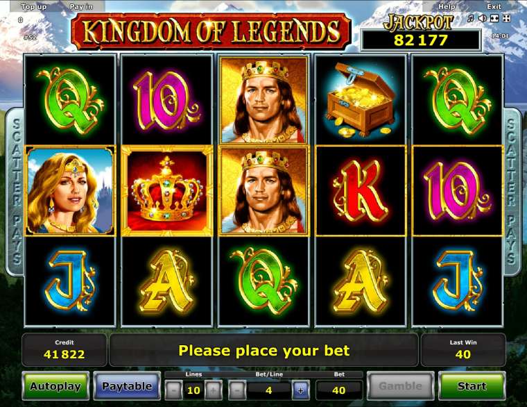 Play Kingdom of Legends slot CA