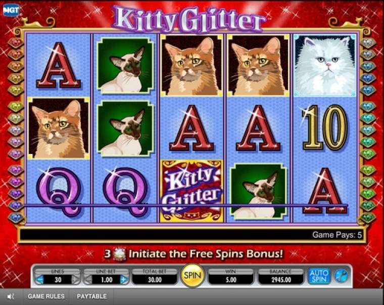 Play Kitty Glitter slot CA