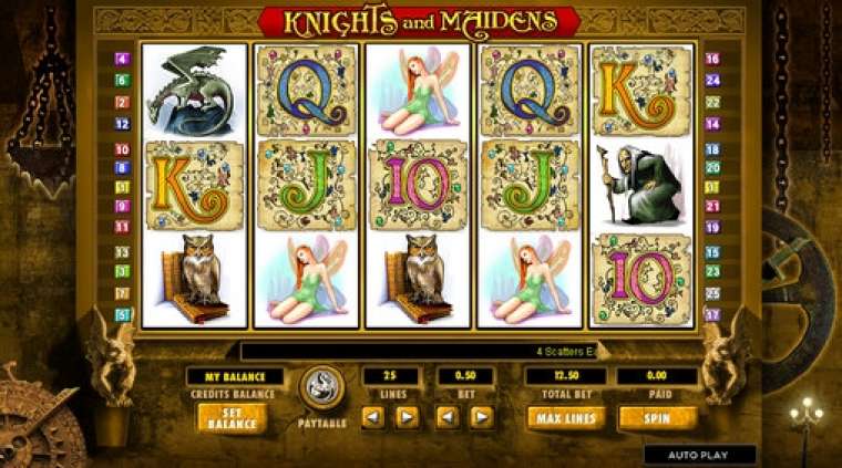 Play Knights and Maidens slot CA