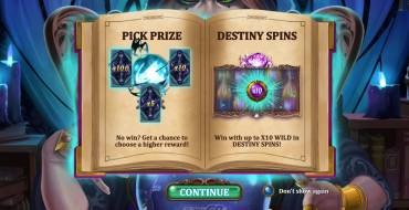 Lady of Fortune Destiny Spins: Unique features