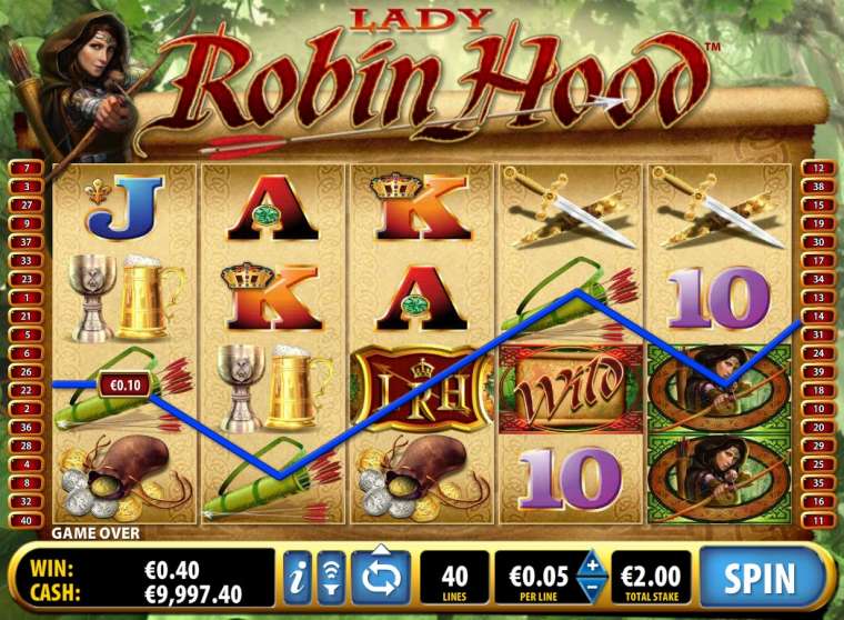 Play Lady Robin Hood slot CA