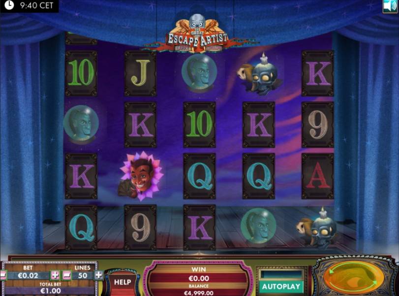 Larry Linguini - The Great Escape Artist slot