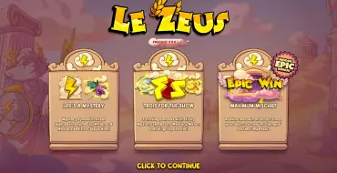 Le Zeus: Unique features