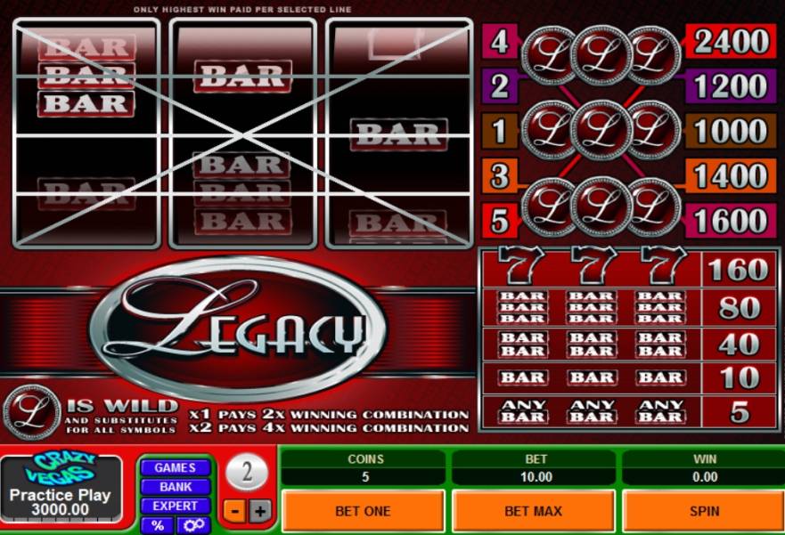 Legacy slot
