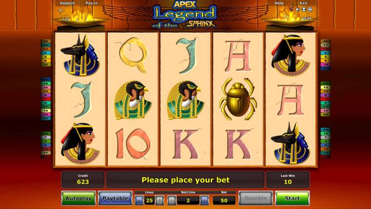 Play Legend of the Sphinx slot CA