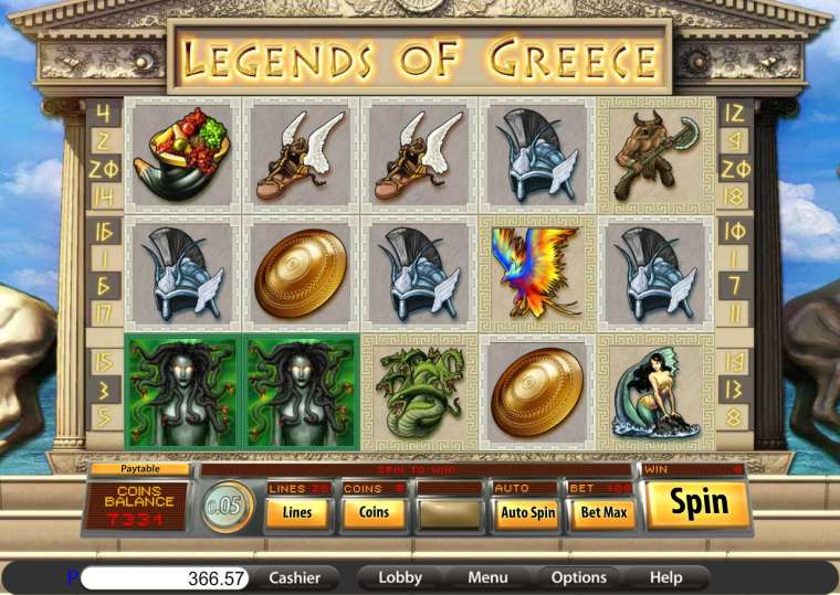 Play Legends of Greece slot CA