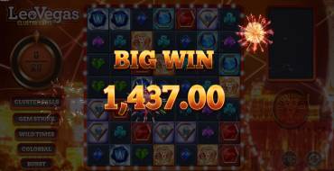 Leo Vegas Cluster Gems: Winnings