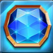 Leo Vegas Cluster Gems: Blue gemstone