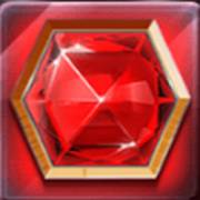 Leo Vegas Cluster Gems: Red gemstone