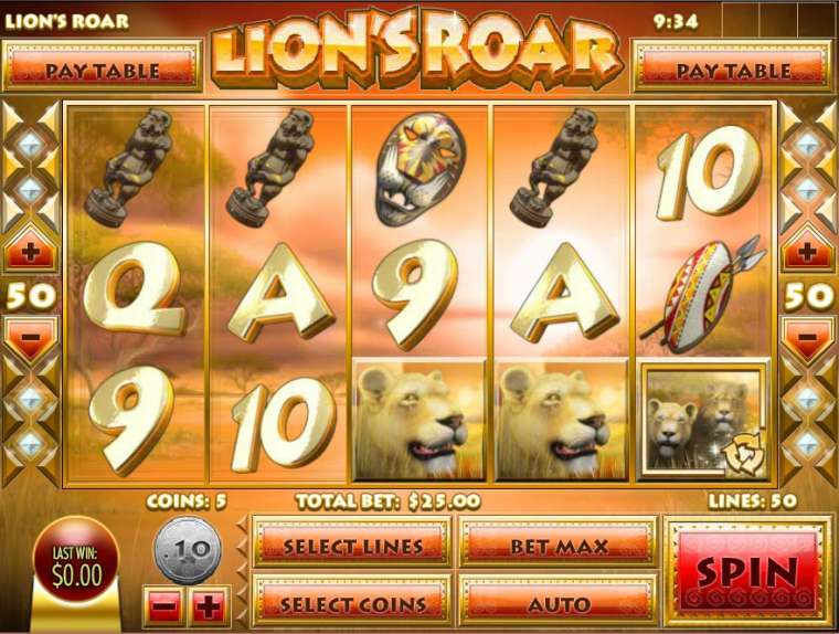 Play Lion’s Roar slot CA