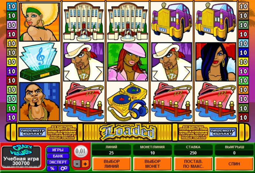 Loaded slot