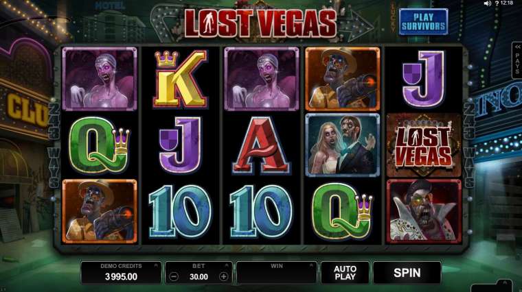 Play Lost Vegas slot CA