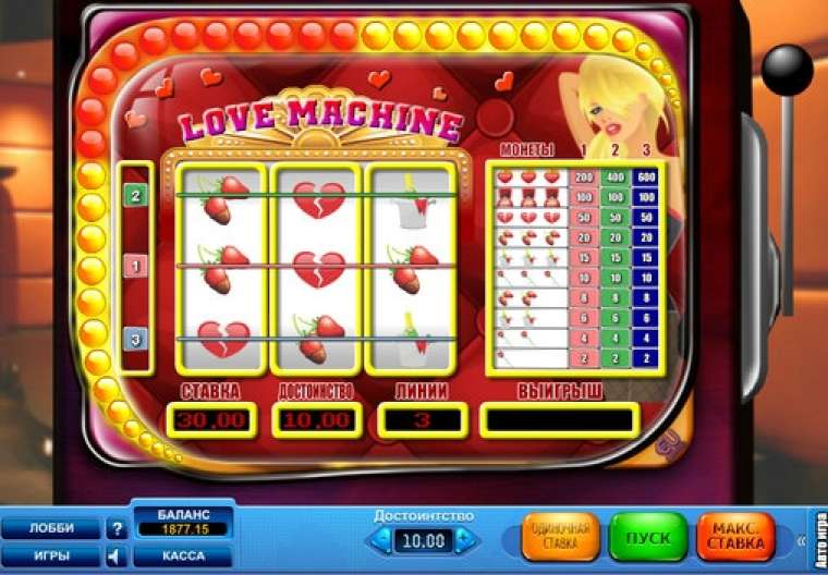 Play Love Machine slot CA
