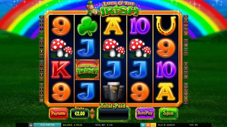 Play Luck O’ the Irish  slot CA