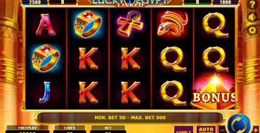 Lucky Egypt: Slot machine