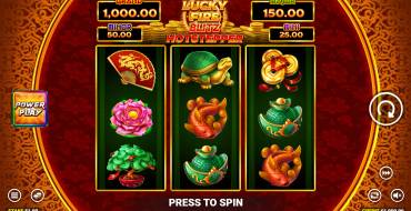 Lucky Fire Blitz Hotstepper: Slot machine