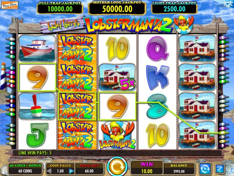 Lucky Larry’s Lobstermania 2 slot
