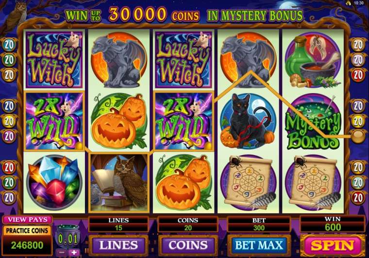 Play Lucky Witch slot CA