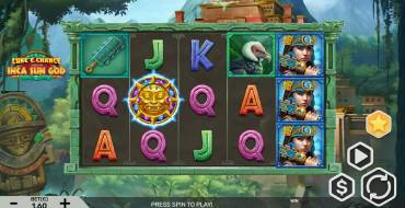 Luke E. Chance and the Inca Sun God: Slot machine