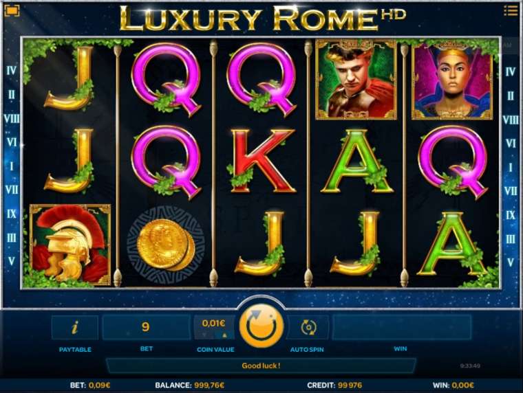 Play Luxury Rome slot CA