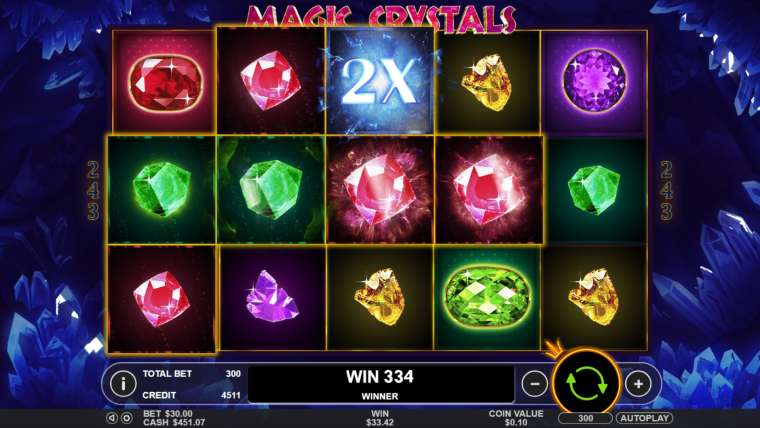 Play Magic Crystals slot CA