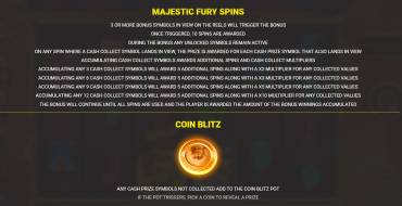 Majestic Fury Megaways Unleashed: Free spins and/or respins