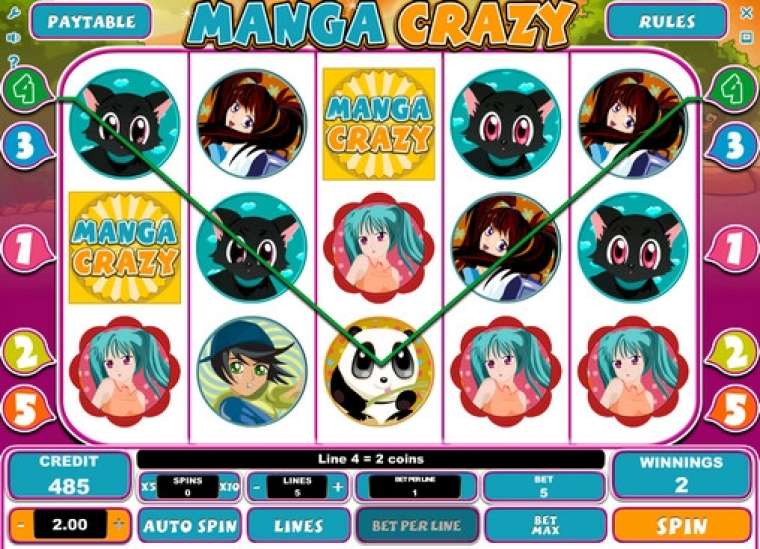 Play Manga Crazy slot CA