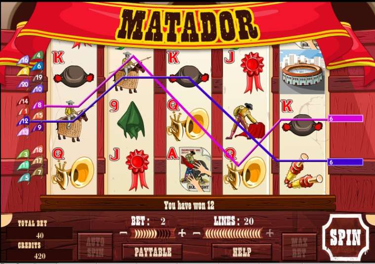 Play Matador slot CA