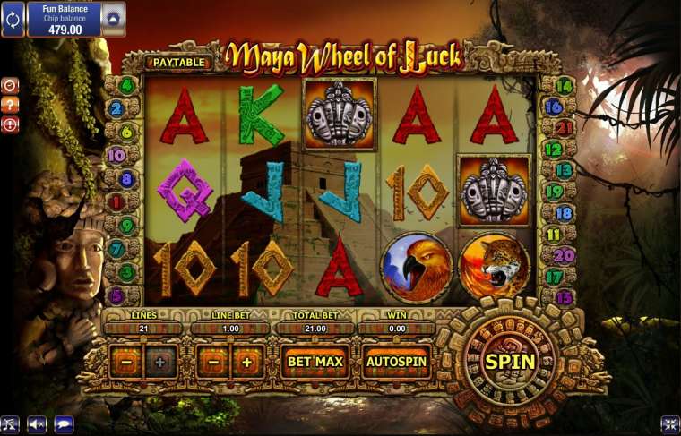 Play Maya Wheel of Luck slot CA